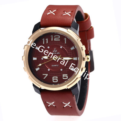 WJ-7968 New Style Leather Strap Style Leather Band Smart Watch For Men