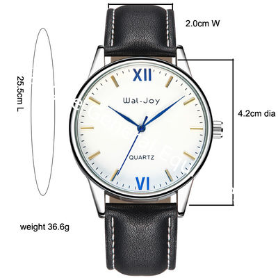 WJ-8110 Vogue Business Men Watches Small OEM Handwatches Factory Hot Selling Leather Wrist Watches
