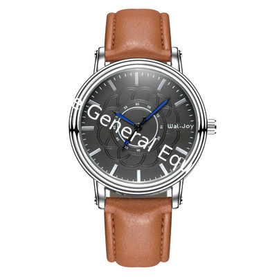 WJ-8108 Waterproof Leather Band Simple Fancy Feature Charming Quartz Waterproof OEM Custom Watch