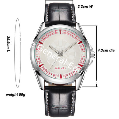 WJ-8105 Good Price High Quality Hot Sale Quartz Watch Low MOQ OEM Wristwatch Leather Strap Waterproof Watch