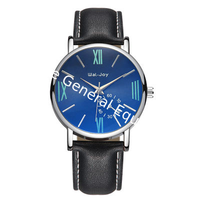 WJ-8102 New Design Factory Business Men Watches Waterproof Low OEM Handwathces Quartz Leather Wrist Watches