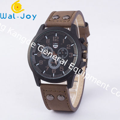 WJ-4723 New design big face quartz leather watches low price sport handwatches clear wristwatches