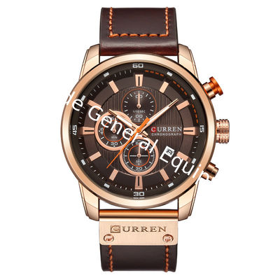 CURREN-8291 China Direct Factory Leather Watch CURREN Sport Watches