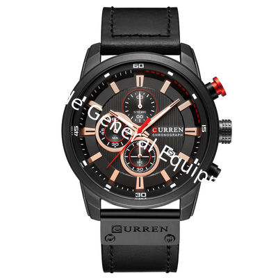 CURREN-8291 China Direct Factory Leather Watch CURREN Sport Watches