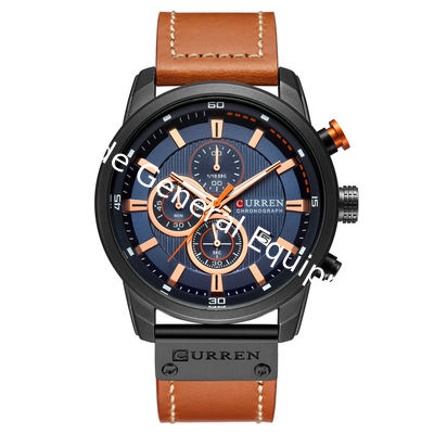 CURREN-8291 China Direct Factory Leather Watch CURREN Sport Watches