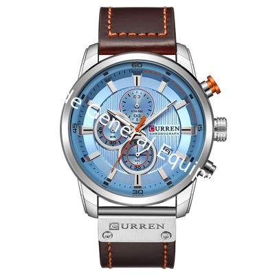 CURREN-8291 China Direct Factory Leather Watch CURREN Sport Watches