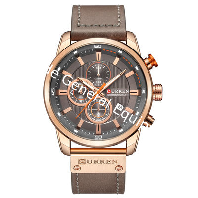 CURREN-8291 China Direct Factory Leather Watch CURREN Sport Watches