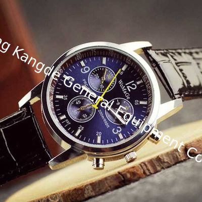 WJ-3250 Womage vogue hot sale newest charming leather high quality quartz men wrist watch