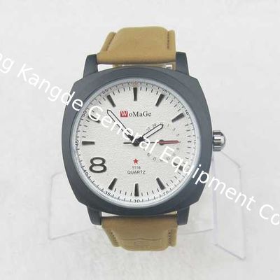 WJ-3397 Womage genuine leather attractive hot sale vogue popular men leather watch