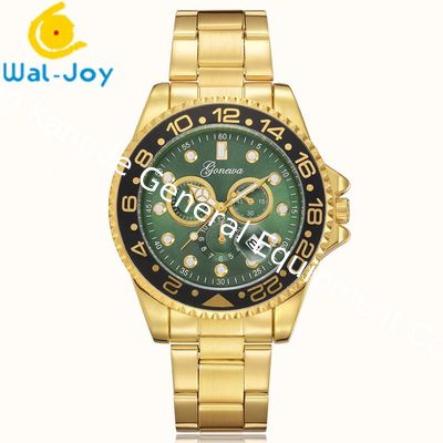 WJ-6525 New Arrival Fashion Complete Calendar Geneva Brand Stainless Steel Back Men Watch
