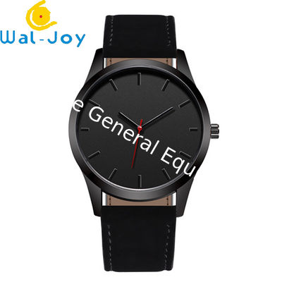WJ-7126 Hot Selling Vogue Men Watch No Logo Small OEM Watches Leather Wristwatches Low Price