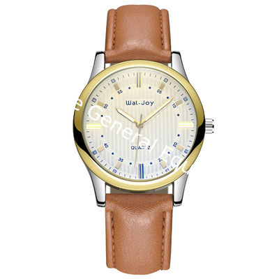 WJ-8107 Creative Personality Flower Face Quartz Leather Band Casual Men Watches Low Quantity Customized Watch
