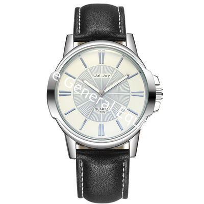 WJ-8103 Factory Latest Design Men Watches Small OEM Handwatches For Gentleman Business Waterproof Leather Quartz Wrist Watches