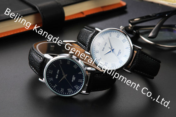 WJ-8101 Yiwu Factory Change the Logo Men Watch Wholesale Low MOQ OEM Wristwatch High Quality Leather Watch For Men
