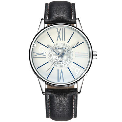 WJ-8111 High Quality Good Looking Hot Sale Quartz Watch Low MOQ OEM Wristwatch Leather Strap Waterproof Watch For Men