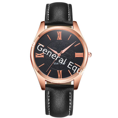 WJ-8104 Starry Sky Dial Design Vogue Gentlemen Wrist Watch Leather Strap Water Resistant Men LOW MOQ OEM Watches