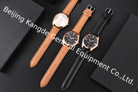 WJ-8104 Starry Sky Dial Design Vogue Gentlemen Wrist Watch Leather Strap Water Resistant Men LOW MOQ OEM Watches