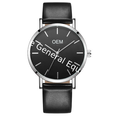 WJ-6494 Trendy Quartz Movement High Quality Men Leather Watch Wal-Joy Brand Fancy Blue And White Dial Male Wrist Watch