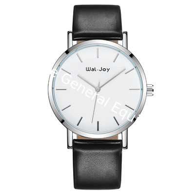 WJ-6494 Trendy Quartz Movement High Quality Men Leather Watch Wal-Joy Brand Fancy Blue And White Dial Male Wrist Watch