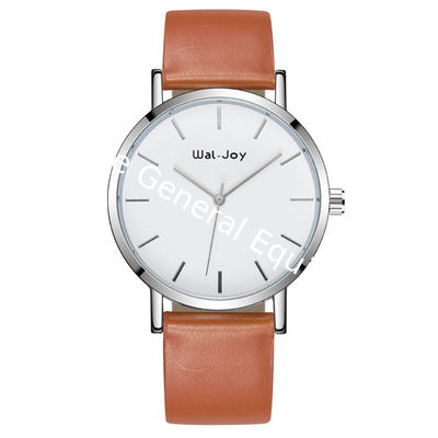 WJ-6494 Trendy Quartz Movement High Quality Men Leather Watch Wal-Joy Brand Fancy Blue And White Dial Male Wrist Watch