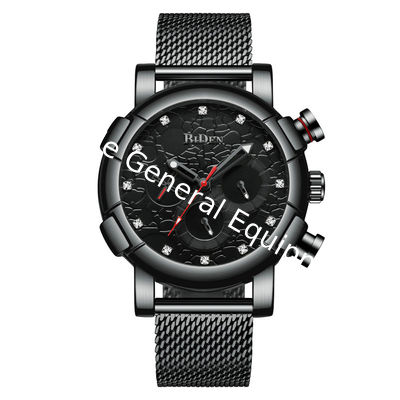 WJ-7392 Fashion Wholesales Men Watches 3ATM Waterproof Quartz Handwatches Aotu Date Day Stainless Steel Wrist Watches