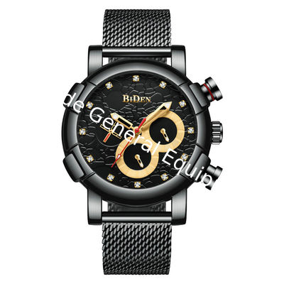 WJ-7392 Fashion Wholesales Men Watches 3ATM Waterproof Quartz Handwatches Aotu Date Day Stainless Steel Wrist Watches