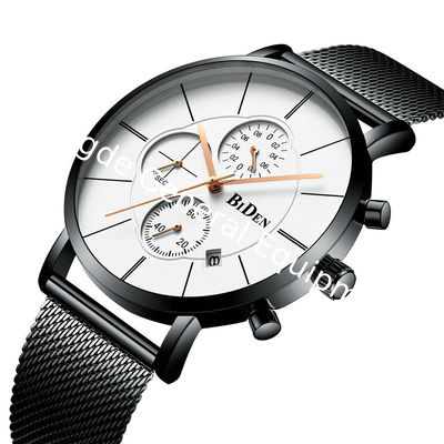 WJ-7393 Wholesales Casual Men Watches Waterproof Water Resistant Stainless Steel Handwatches 3ATM Date Quartz Wrist Watches