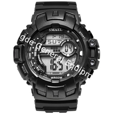 WJ-7700 Fashion Wholesales SMAEL Plastic Watches Big Face Waterproof OEM Handwatches Brand Auto Date Digital Men Wrist Watches