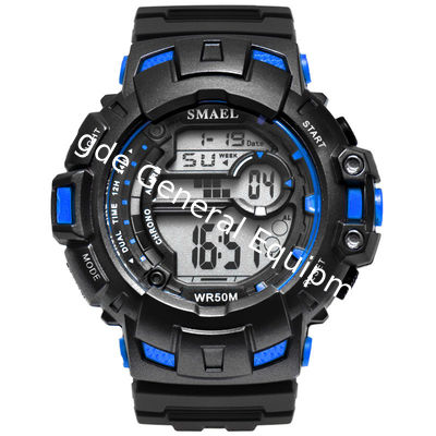 WJ-7700 Fashion Wholesales SMAEL Plastic Watches Big Face Waterproof OEM Handwatches Brand Auto Date Digital Men Wrist Watches