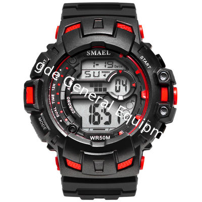 WJ-7700 Fashion Wholesales SMAEL Plastic Watches Big Face Waterproof OEM Handwatches Brand Auto Date Digital Men Wrist Watches