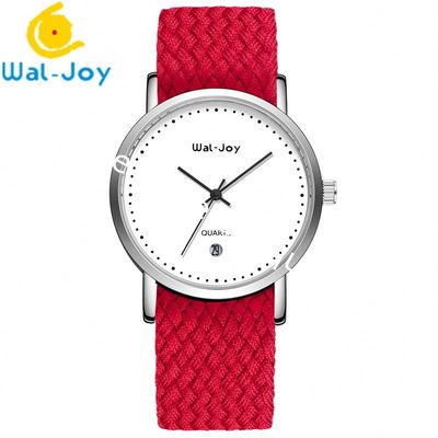Wal-Joy Brand Nylon Band Waterproof with Calendar Quartz Luxury Watch Set WJ9007