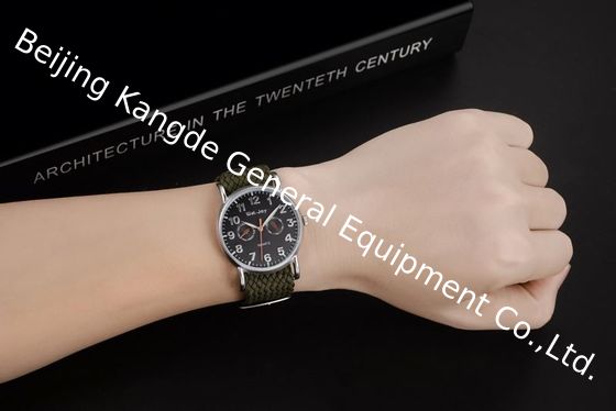 Wal-Joy Brand Knitted Strap Luxury Box Set Outdoor Quartz Men Watches 2017
