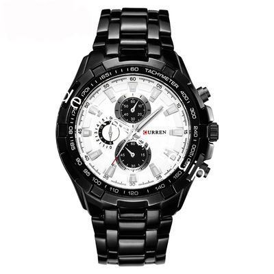 SW-1233 men water resistant Curren stainless steel hand watch