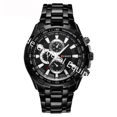 SW-1233 men water resistant Curren stainless steel hand watch