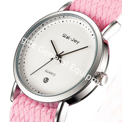Wal-Joy Custom Logo Woven Strap Luxury Gift Watch Set for Girl Women Designers Watches Change Band DIY Child Wristwatch