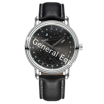 WJ-8109 Fashion Leather Wristwatch Waterproof Simple Popular Male watch Can Accept Small MOQ OEM Watch