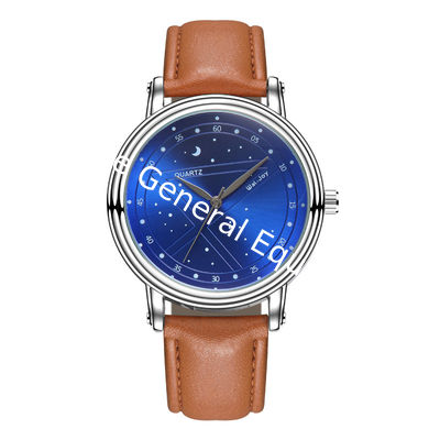 WJ-8109 Fashion Leather Wristwatch Waterproof Simple Popular Male watch Can Accept Small MOQ OEM Watch