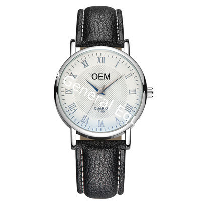 WJ-8101 Factory Latest Design Men Watches Small OEM Handwatches For Gentleman Business Waterproof Leather Quartz Wrist Watches