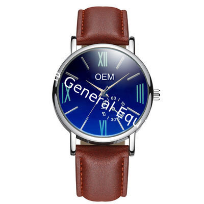 WJ-8102 Factory Hot Selling Business Leather Watches Waterproof Small OEM Handwatches Men Wrist Watches