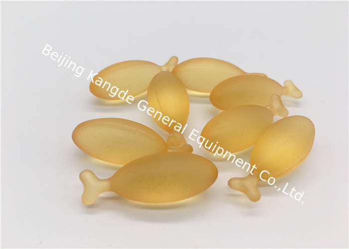IVC Lemon Flavor Chewable Softgels / Chewable Dha Supplement Fish Shape