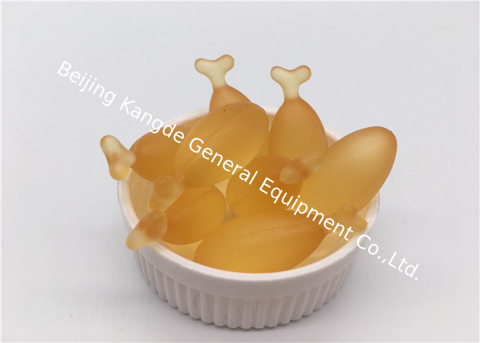 IVC Lemon Flavor Chewable Softgels / Chewable Dha Supplement Fish Shape