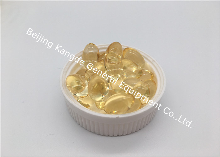 Clear Pale Yellow Vitamin E Supplement Oval Shaped , Vitamin E Softgels For Skin VS1H