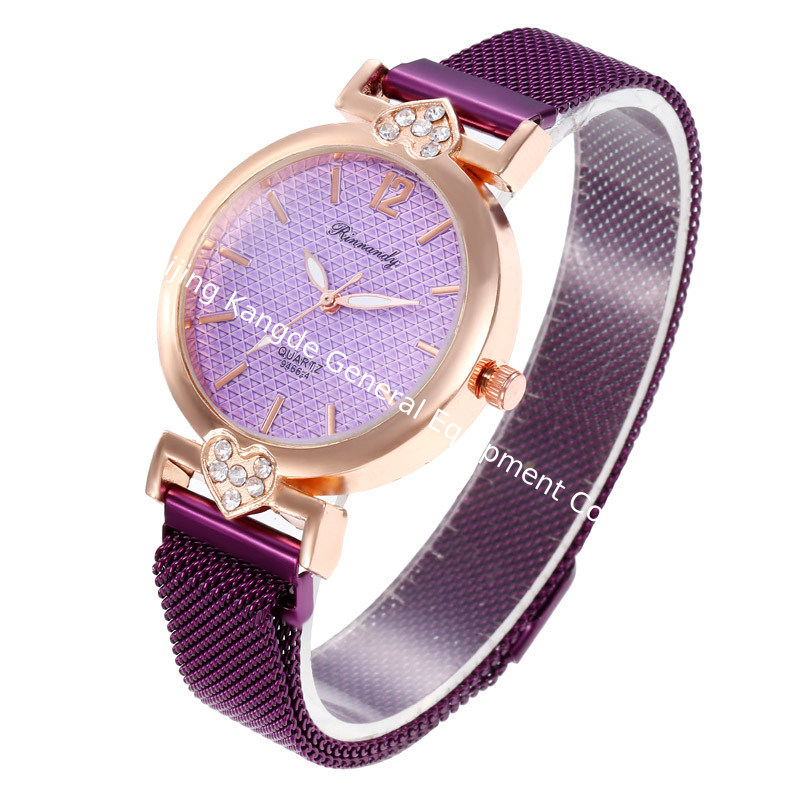 WJ-8566 2019 Newest Hotsale Lady Hand Health Alloy Case Magnetic Mesh Wrist Watch