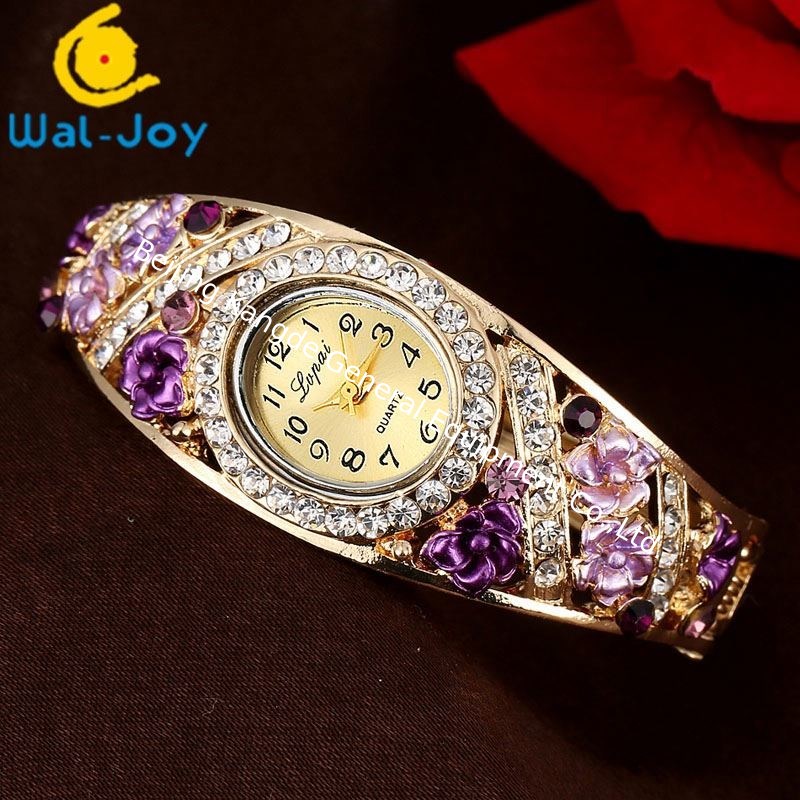 WJ-6534 New Arrival Unique Design Factory Direct Classic Flower Bracelet Watch