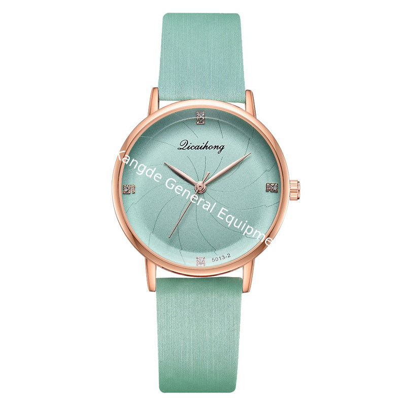 WJ-8454 Fashion Charm Good Quality Alloy Watch Case Analog Watch Ladies Leather Watch