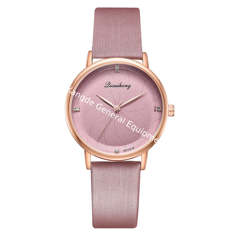 WJ-8454 Fashion Charm Good Quality Alloy Watch Case Analog Watch Ladies Leather Watch
