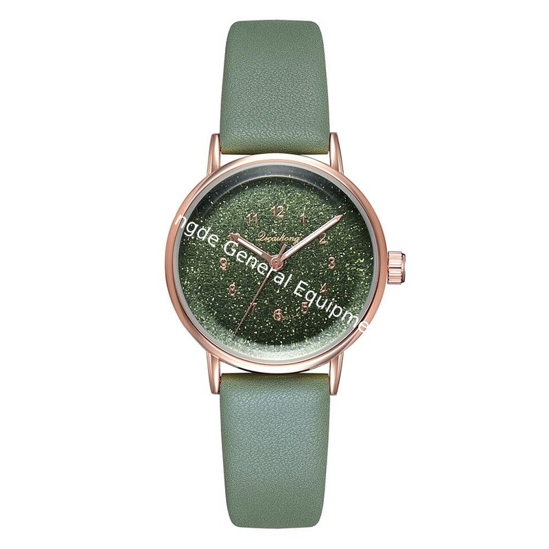 WJ-8448 Fashion Woman Good Quality Many Colors White Band Women Leather Watch