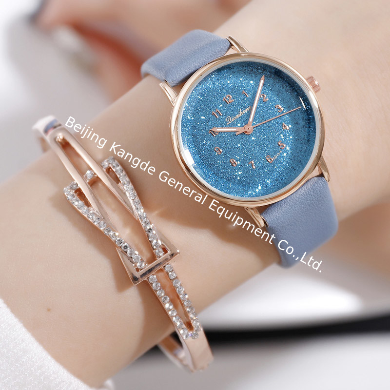 WJ-8448 Fashion Woman Good Quality Many Colors White Band Women Leather Watch