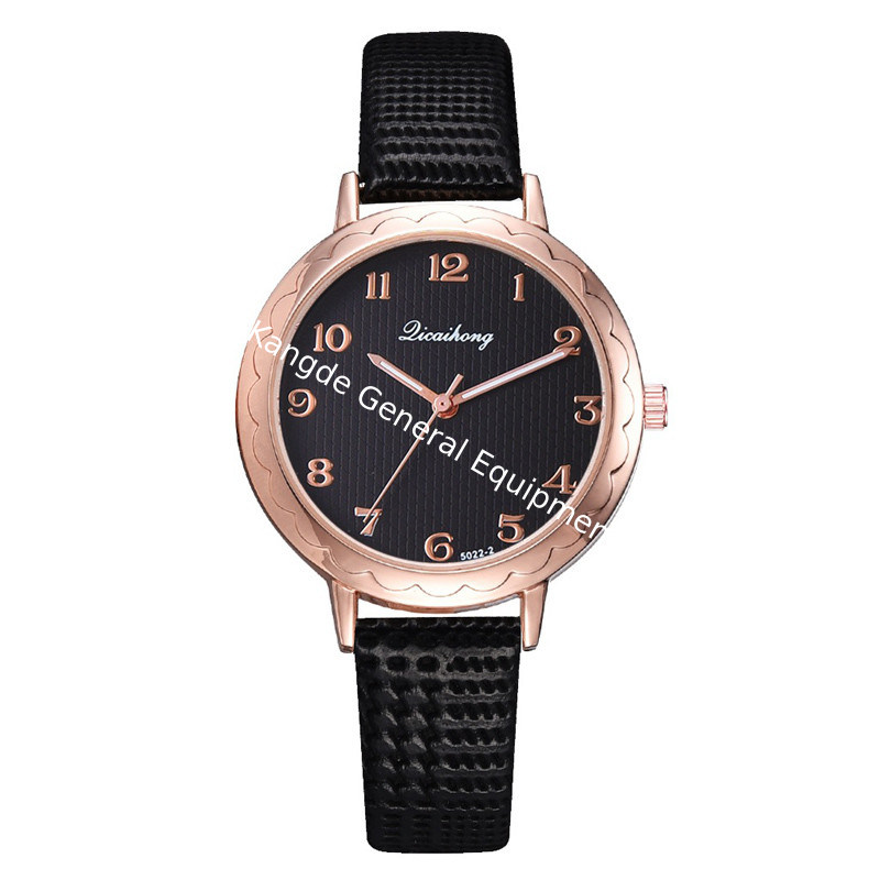 WJ-8452 Fashion Women Good Quality Gift Analog Alloy Watch Case Leather Watch