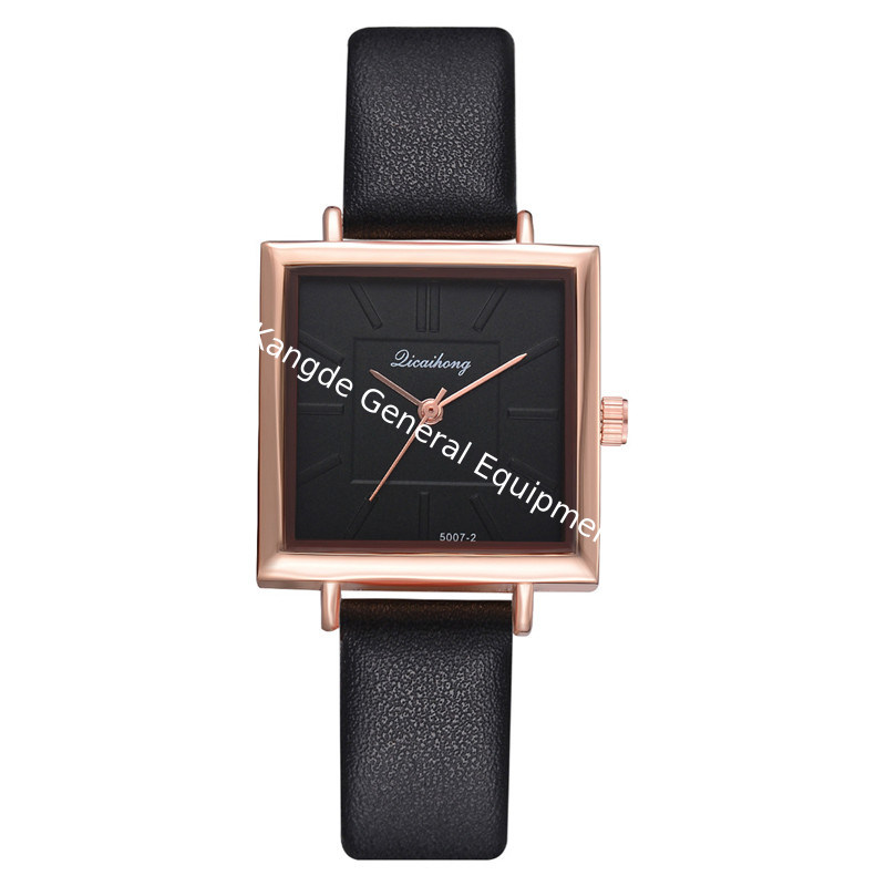 WJ-8407 Ladies Leather Quartz Alloy Watch Case Watch